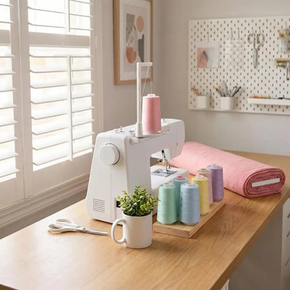 🧵Large Capacity Thread Spool Stand🪡(Compatible With Most Sewing Machines In US Markets)