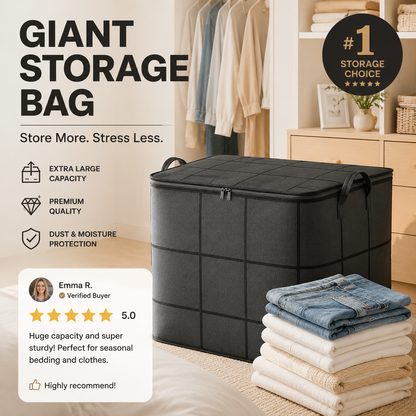 📦Foldable Storage Tote – Waterproof, Dustproof, Big & Portable 🌟