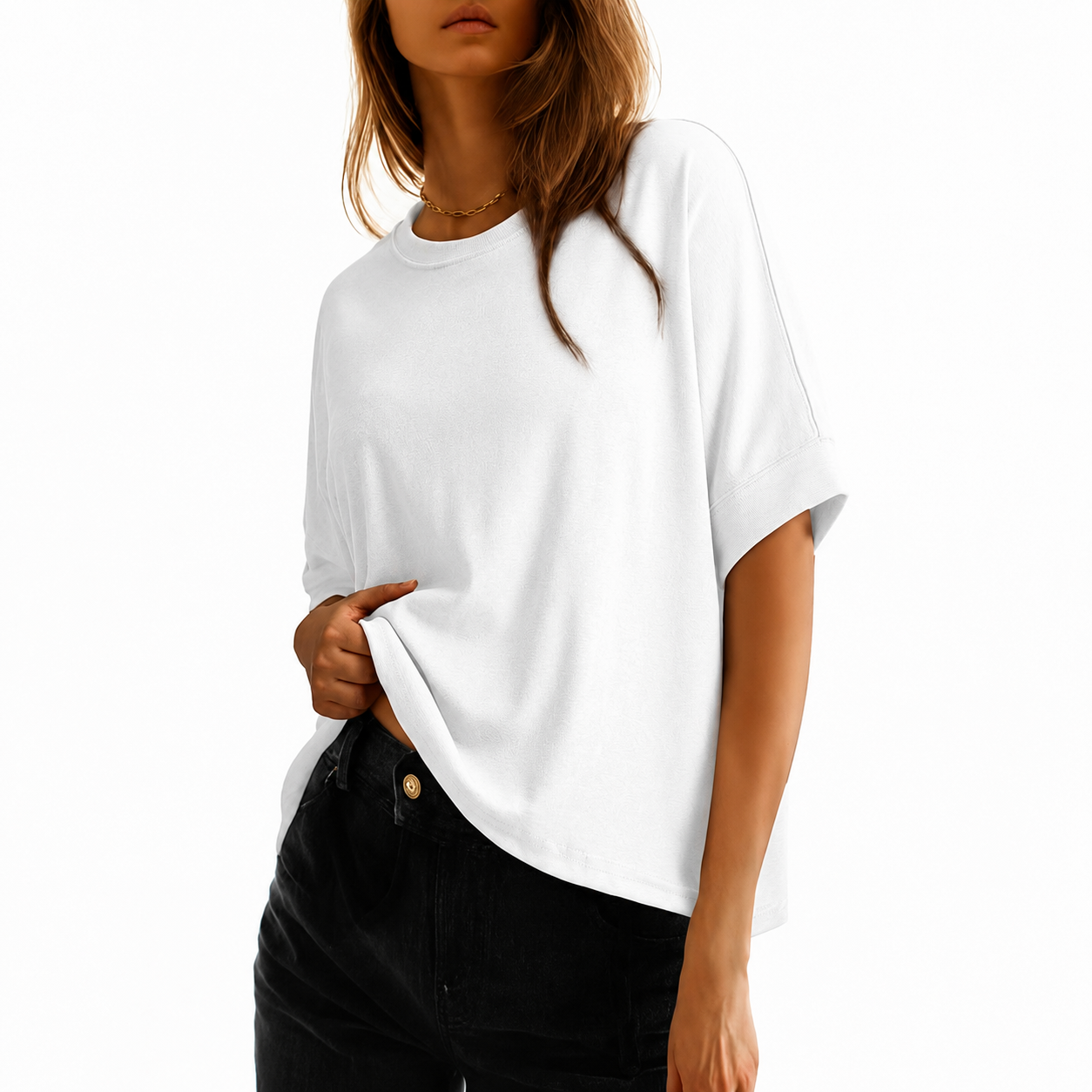 🔥 Soft Oversized Tee Women Love – Comfy, Loose & Flattering ✨