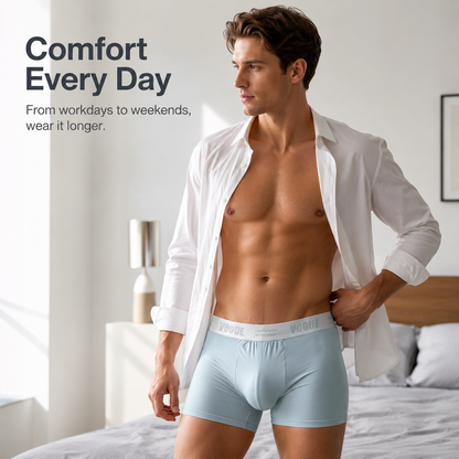 🔥 Men’s Ultra-Soft Micro Modal Boxer Briefs | No Ride-Up, Breathable & All-Day Support ✨