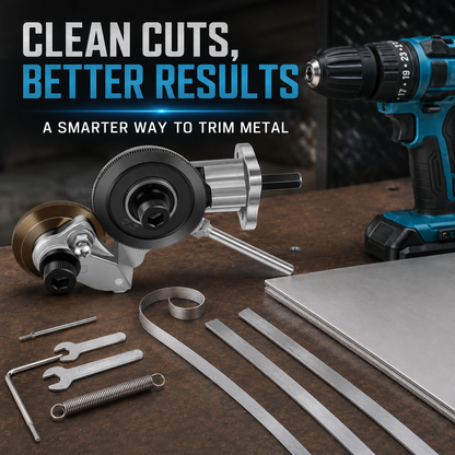 ⚡ High-Speed Drill Metal Cutter Attachment – Cut Sheet Metal Faster & Easier