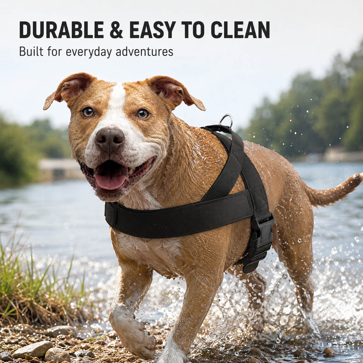 🐶 No-Pull Dog Harness - Easy Fit & Chafe-Resistant ✨