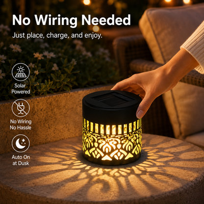 🌞 Solar Garden Light Decor ✨ Cozy Magical Evening Outdoor Glow 🌙