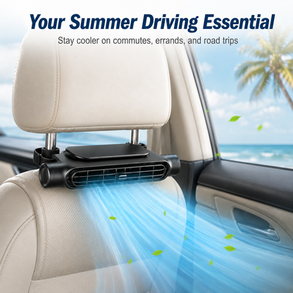 🧊 Portable Car Headrest Cooling Fan