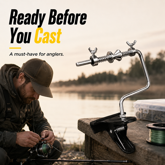 🎣 Universal Portable Fishing Line Spooler