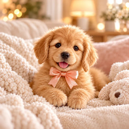 🐶 49% OFF – Golden Buddy™ Realistic Robot Golden Retriever Puppy🐾