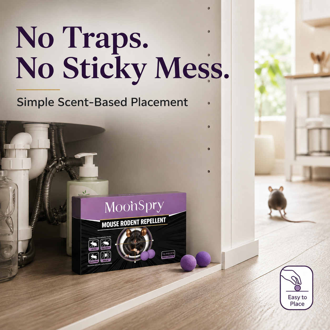 🚫🐭 Natural Rodent Repellent Balls | Keep Mice Away Before They Move In 🌿