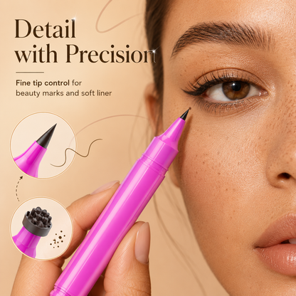 ✨ Dual-Ended Freckle Stamp Pen – Natural Faux Freckles & Beauty Marks in Seconds