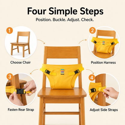 👶 Portable Baby Chair Harness Safety Belt for Dining 🪑