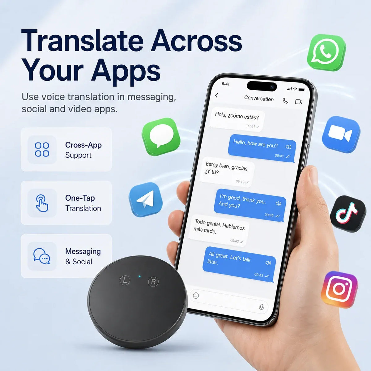 🌍 AI Language Translator – 165+ Languages for Travel & Everyday Conversations