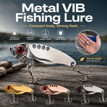 Blade-style lure with 3D red eyes; a rigid, action-adjustable spoon-style lure