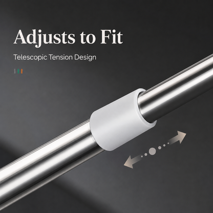 🔥49% OFF TODAY🧺 No-Drill Expandable Closet Rod– No Drilling, Fully Adjustable