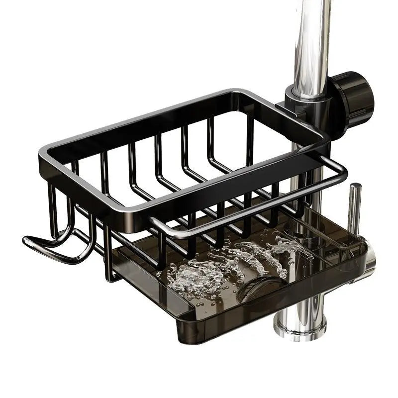 🫧Detachable Stainless Steel Sink Caddy for Kitchen & Bathroom