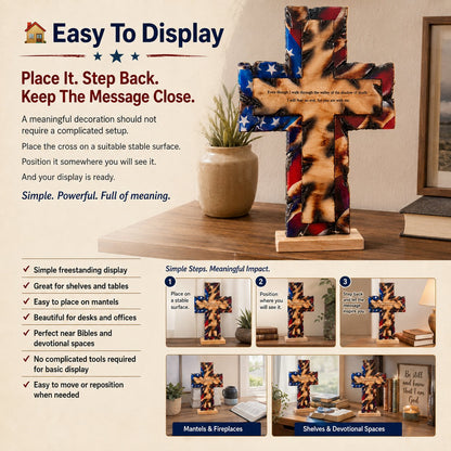 🇺🇸 Faith Over Fear American Cross-Buy 2 Get Free Shipping