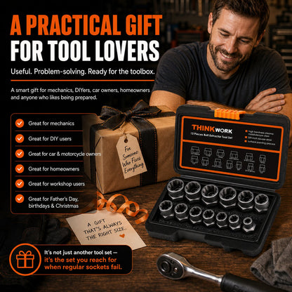 🧰13+1 PCS Bolt & Nut Extractor Set🔩