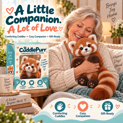 ❤️ Realistic Red Panda Plush Toy – Ultra-Soft Cuddly Companion for Cozy Moments & Gifting 🧸
