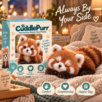 ❤️ Realistic Red Panda Plush Toy – Ultra-Soft Cuddly Companion for Cozy Moments & Gifting 🧸
