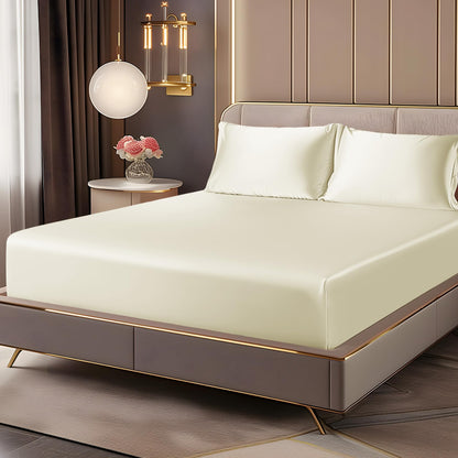 Buy 2 Free Shipping❄️ Cooling Fitted Sheet for Hot Sleepers | Soft & Breathable Bed Sheet 🛏️