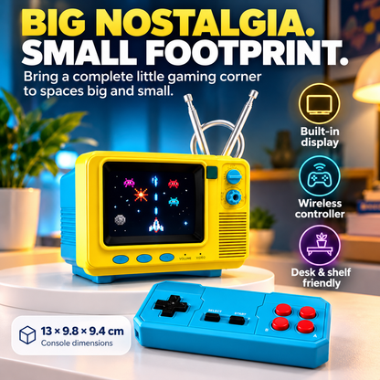 🎮 Classic Retro Mini TV Game Console - Wireless Handheld Console 📺