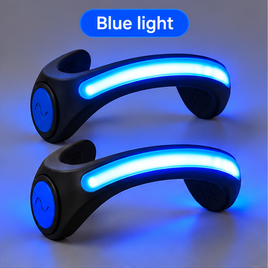 🏃 LED Shoe Heel Lights ✨ Stay Visible on Every Night Run