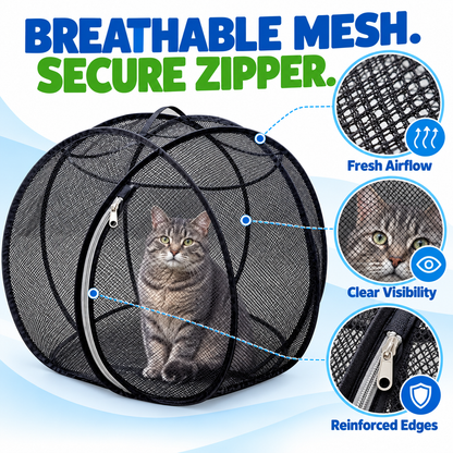 🐱 Pop-Up Cat Playpen 🌿 Fresh Air, Safe Space, Happy Cat