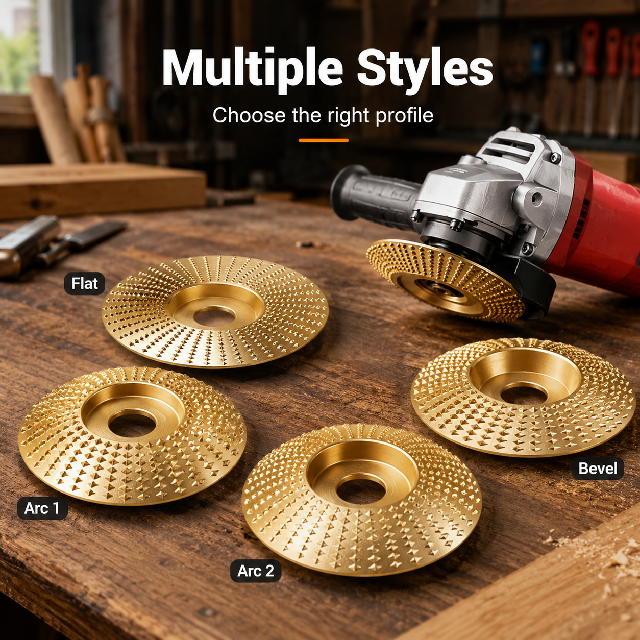 🪵 Wood Grinding Wheel – Stop Sanding by Hand & Carve Like a Pro! 🔥