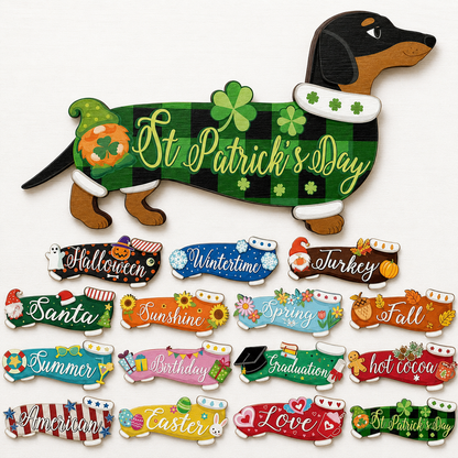 🔥LAST DAY 55% OFF 🔥 Interchangeable Animal Wooden Decor Set