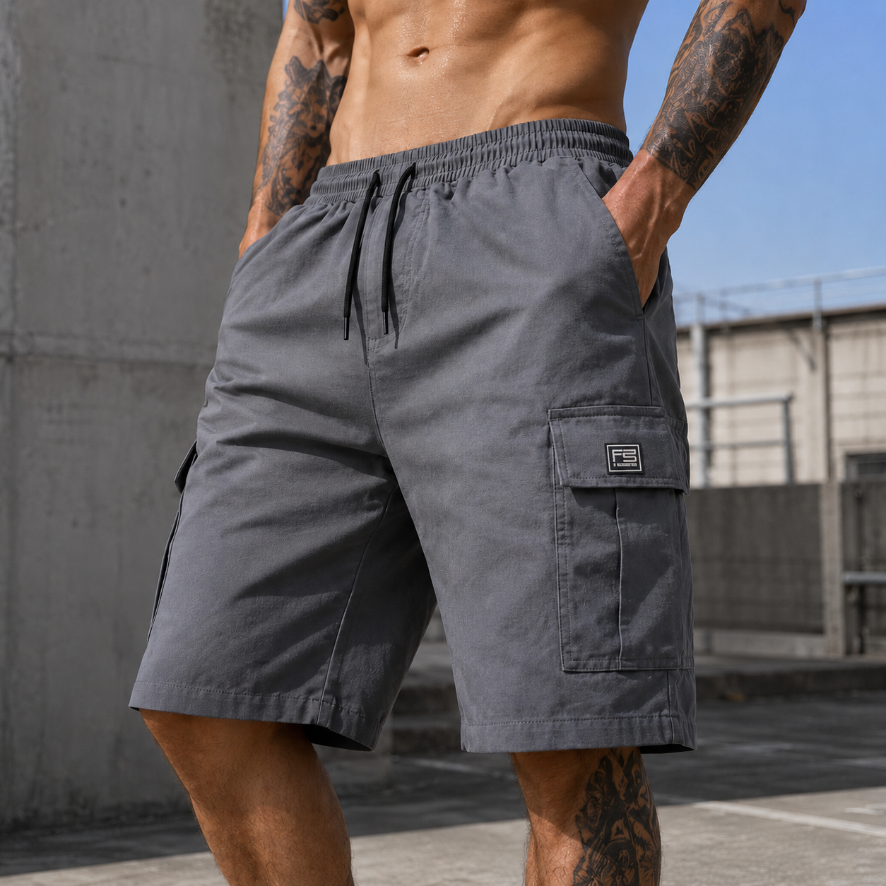 🌴SUMMER ESSENTIAL🔥 Men's Breathable Drawstring Shorts👖