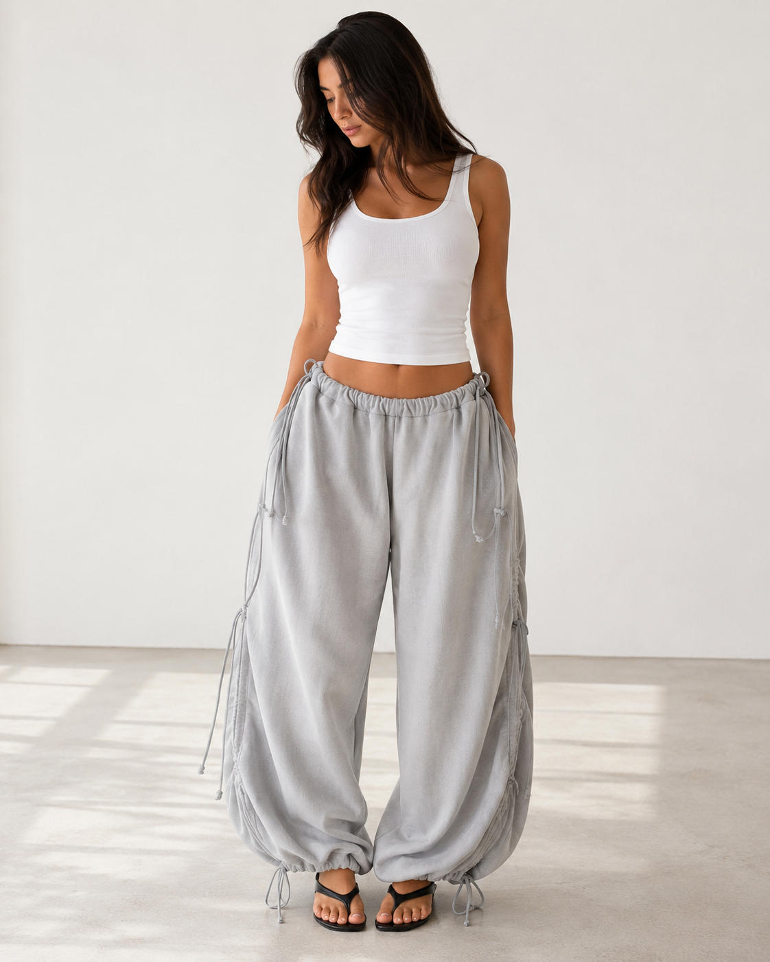 ✨ Unisex Adjustable Oversized Lounge Pants – Made for XS-6XL