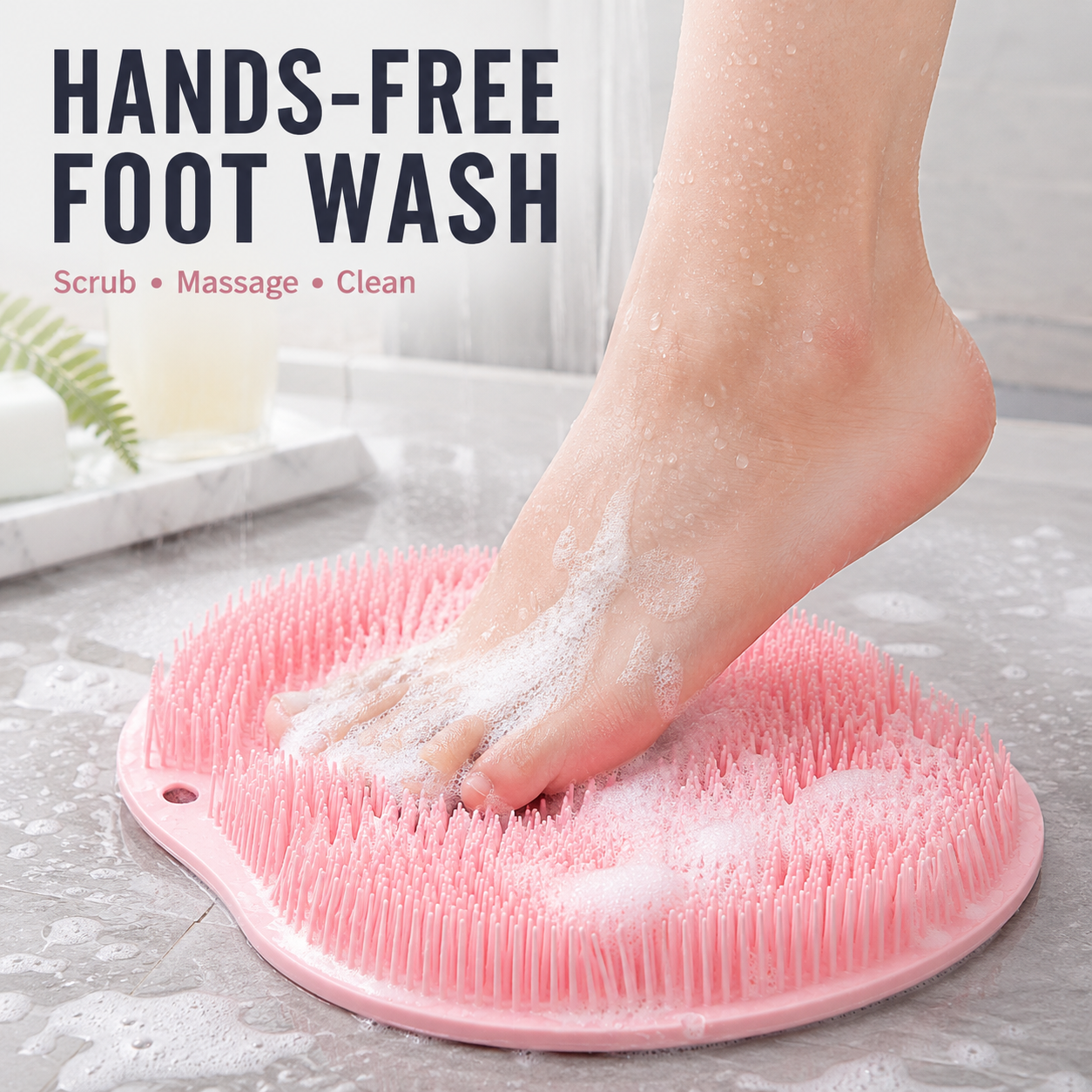 🔥LAST DAY 50% OFF🦶 Wall-Mounted Foot & Back Scrubber