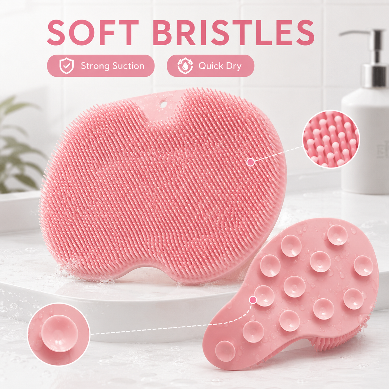 🔥LAST DAY 50% OFF🦶 Wall-Mounted Foot & Back Scrubber