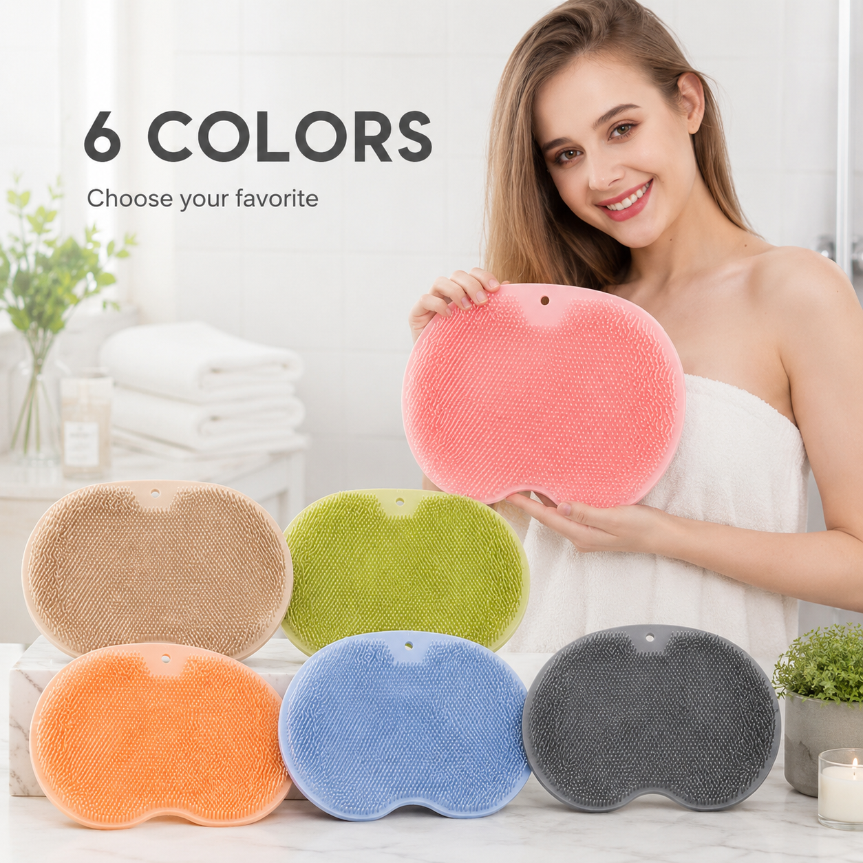 🔥LAST DAY 50% OFF🦶 Wall-Mounted Foot & Back Scrubber
