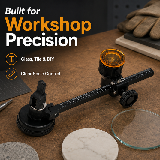🔥Glass Circle Cutter Tool for Tiles and Ceramics with Adjustable Features, Cutting 300MM