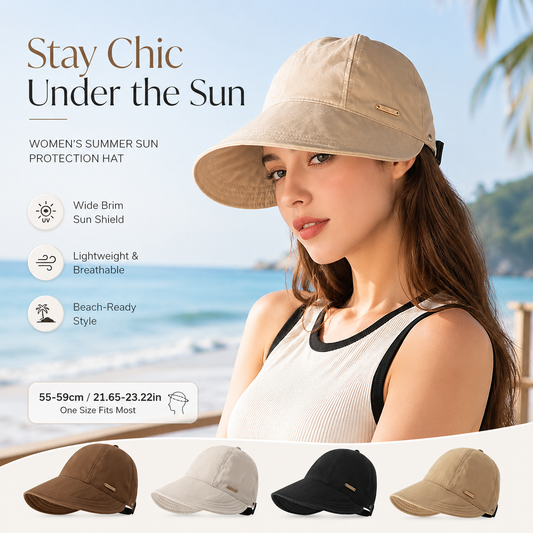 🌴Summer Sale 50% OFF👒UPF 50+ Ponytail Sun Visor Hat