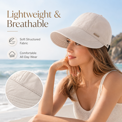 🌴Summer Sale 50% OFF👒UPF 50+ Ponytail Sun Visor Hat