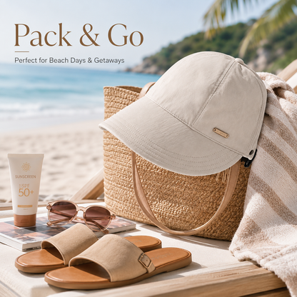 🌴Summer Sale 50% OFF👒UPF 50+ Ponytail Sun Visor Hat