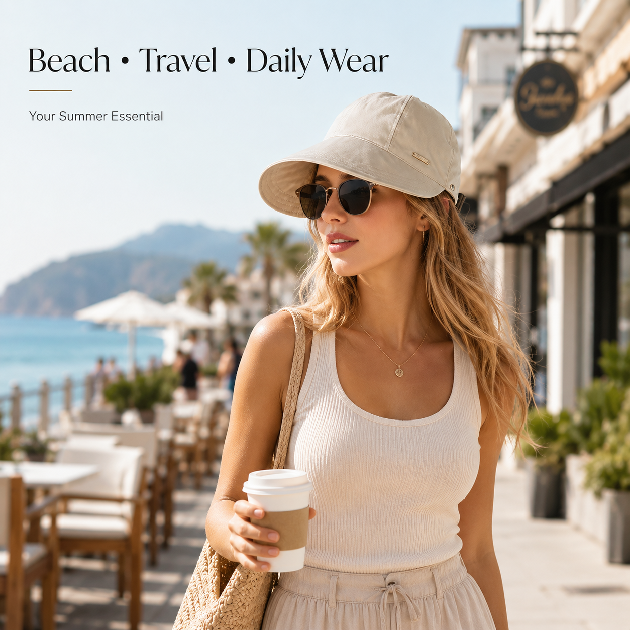 🌴Summer Sale 50% OFF👒UPF 50+ Ponytail Sun Visor Hat