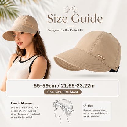 🌴Summer Sale 50% OFF👒UPF 50+ Ponytail Sun Visor Hat
