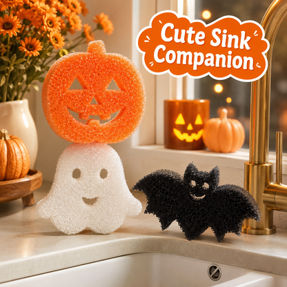 🔥SPOOKY SALE 49% OFF🎃 8-Pack Halloween Kitchen Sponges