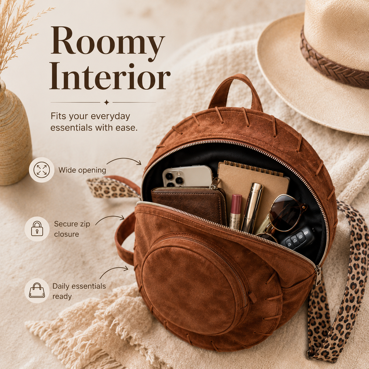 🔥🤠 Last Day 50% OFF – Western Cowboy Hat Backpack