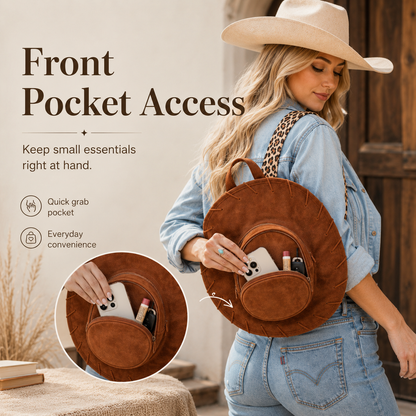 🔥🤠 Last Day 50% OFF – Western Cowboy Hat Backpack