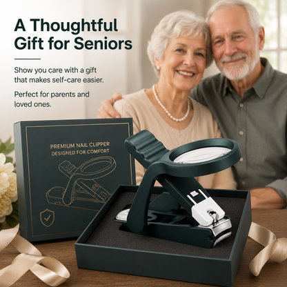 🔥 50% OFF TODAY🔍 3PCS  Magnifying Glass Nail Clippers for Seniors
