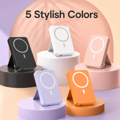 ⚡50% OFF TODAY🔋 Magnetic Wireless Power Bank – Slim Snap-On Charger