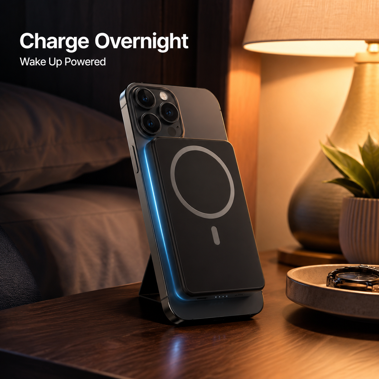 ⚡50% OFF TODAY🔋 Magnetic Wireless Power Bank – Slim Snap-On Charger