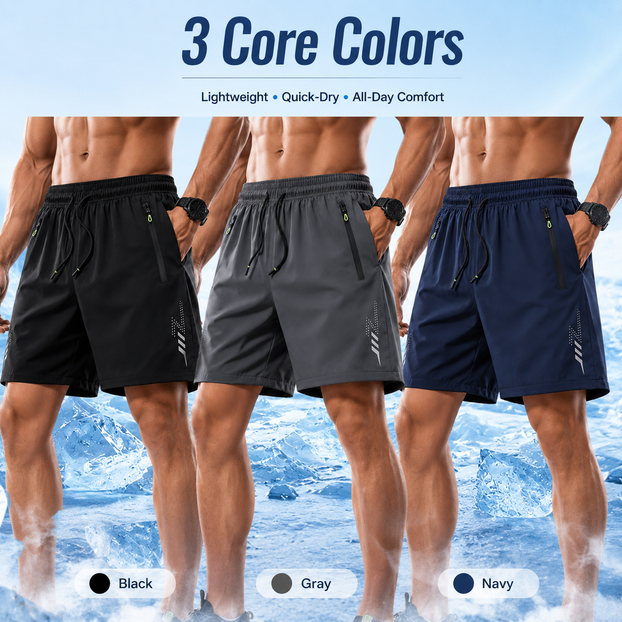 💪Made for Comfort🩳 Lightweight Men's Shorts