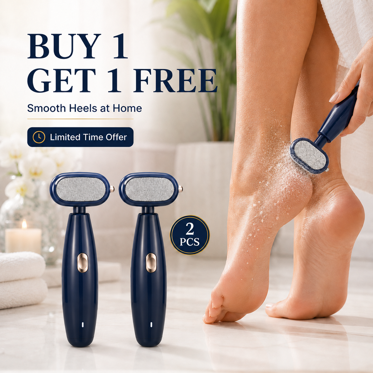 💥 BUY 1 GET 1 FREE✨ Replaceable Blade Foot Scraper