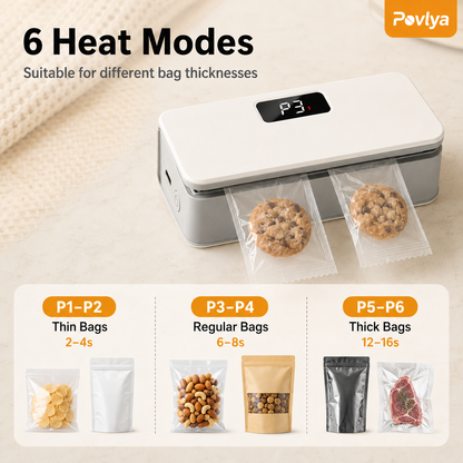 🔥 2-in-1 Rechargeable Mini Bag Sealer with Cutter