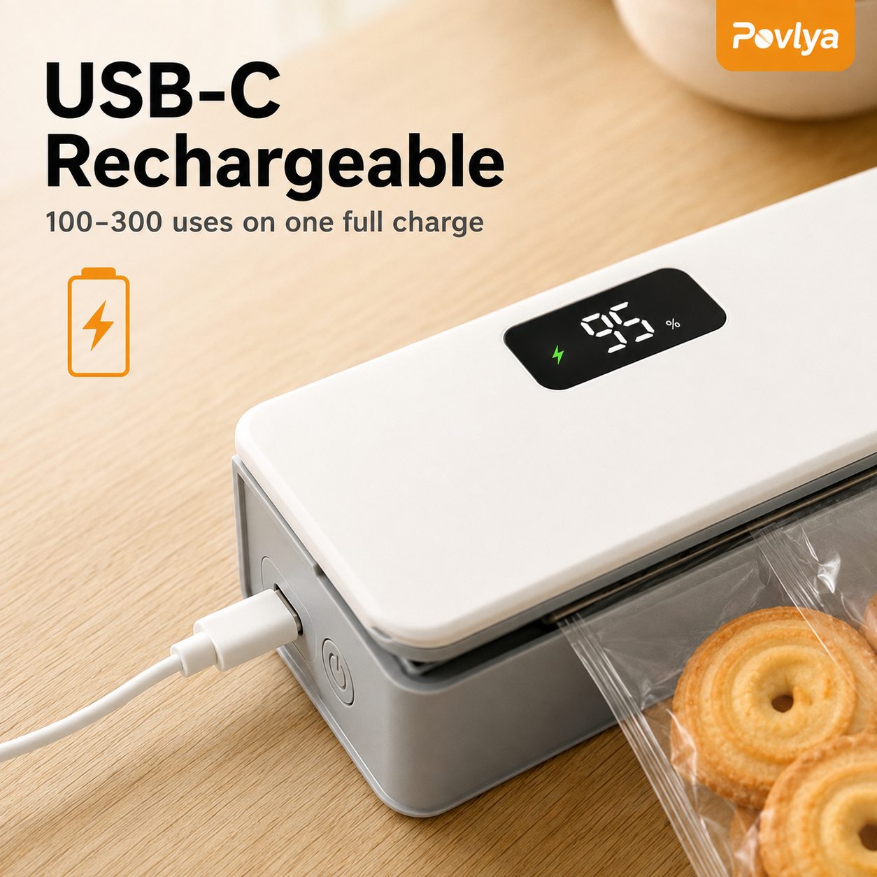 🔥 2-in-1 Rechargeable Mini Bag Sealer with Cutter