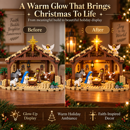✨✝️ Christmas Nativity Building Block Set  – Build the Christmas Story Together ❤️