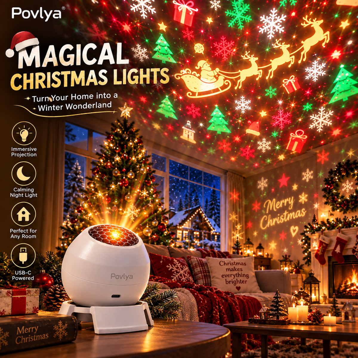 🎄 Magical Christmas Lights ✨ Light Up the Holiday Magic